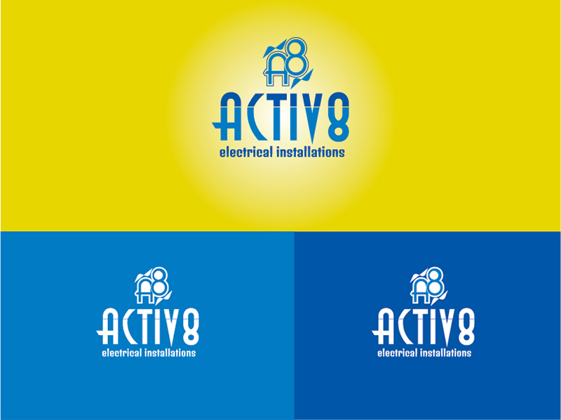 Logo Design by zidne for Activ8 electrical installations  | Design #11669959