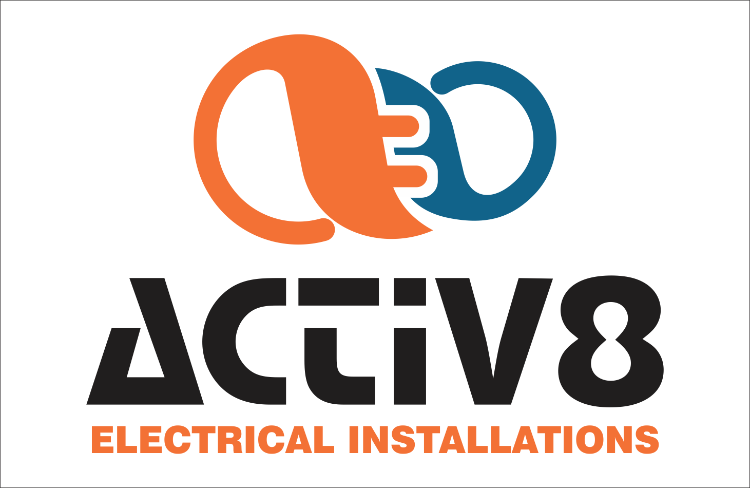 Logo Design by fespi for Activ8 electrical installations  | Design #11697843