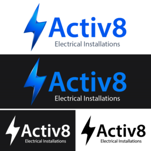 Logo Design by thiago_santanna for Activ8 electrical installations  | Design: #11673283