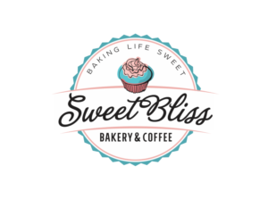 Sweet Bliss Bakery & Coffee. Also our slogan- Baking Life Sweet  | Logo Design by zoran