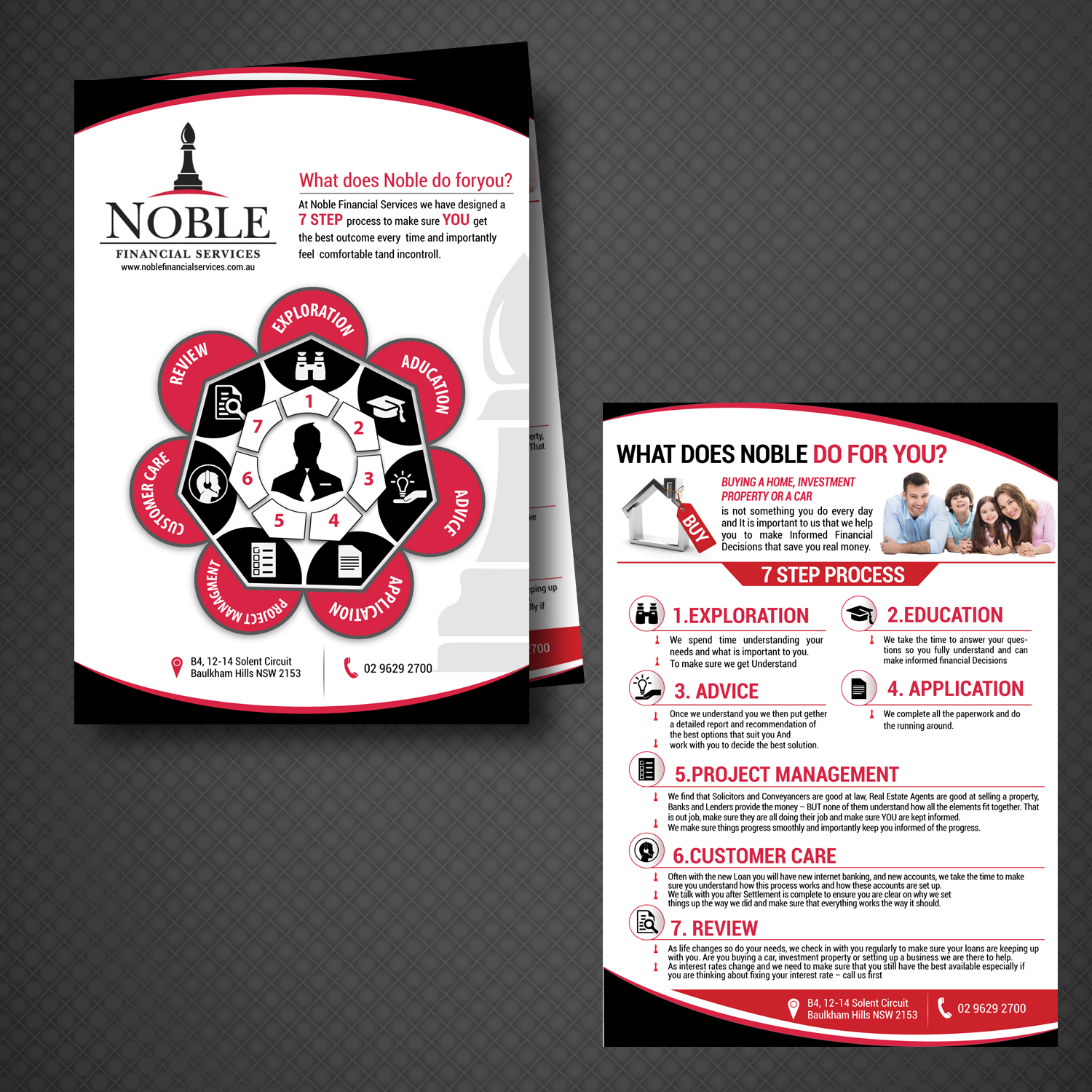 Design de Brochure par uk pour Noble Financial Services | Design #11686493