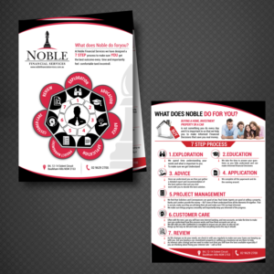 Brochure Design by uk for Noble Financial Services | Design: #11686493