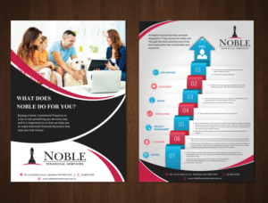 Brochure Design by nyky for Noble Financial Services | Design #11708697