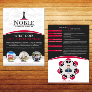 Brochure Design by aspiremedia for Noble Financial Services | Design: #11683482