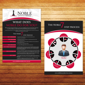 Brochure Design by aspiremedia for Noble Financial Services | Design: #11683483