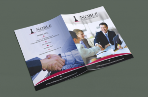 Brochure Design by ecorokerz for Noble Financial Services | Design #11678095