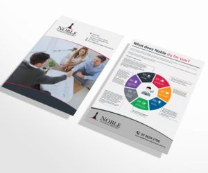 Brochure Design by Mediainfy for Noble Financial Services | Design: #11709628