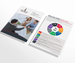 Brochure Design by Mediainfy for Noble Financial Services | Design: #11709629