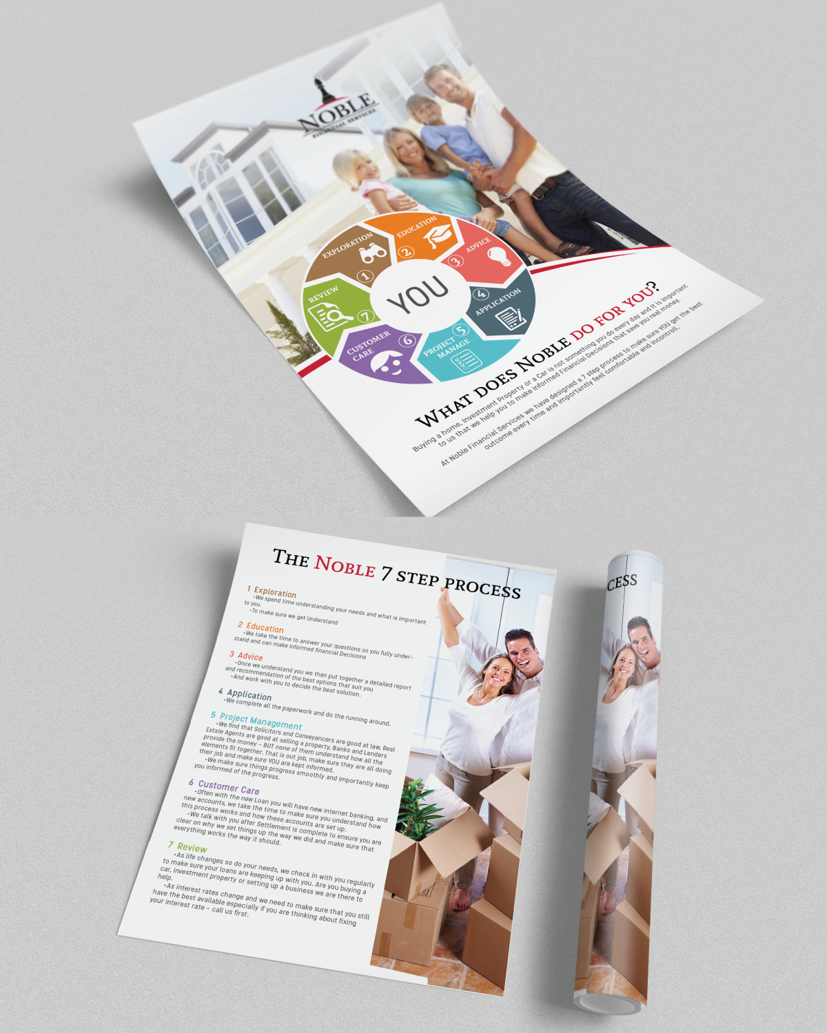 Brochure Design by COO COO design for Noble Financial Services | Design: #11808957