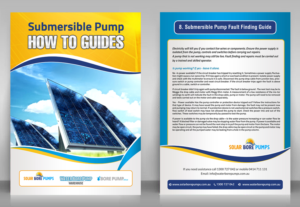 Brochure Design by debdesign for Waterborepump Warehouse, Solarborepumps | Design: #11715997