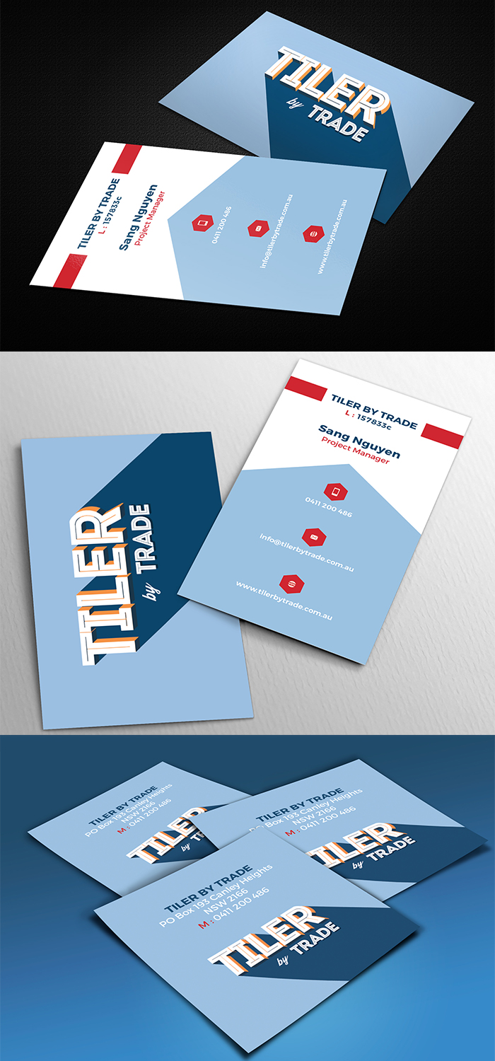 Stationery Design by anshtoyj for Tiler by trade | Design #11709433