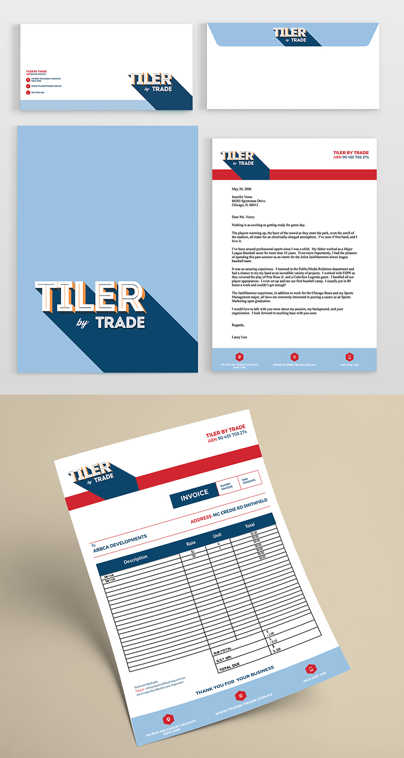 Design de Papeterie par anshtoyj pour Tiler by trade | Design #11709434