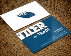 Stationery Design by Brand aid for Tiler by trade | Design: #11689521