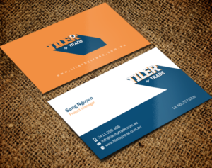 Stationery Design by Brand aid for Tiler by trade | Design: #11689523