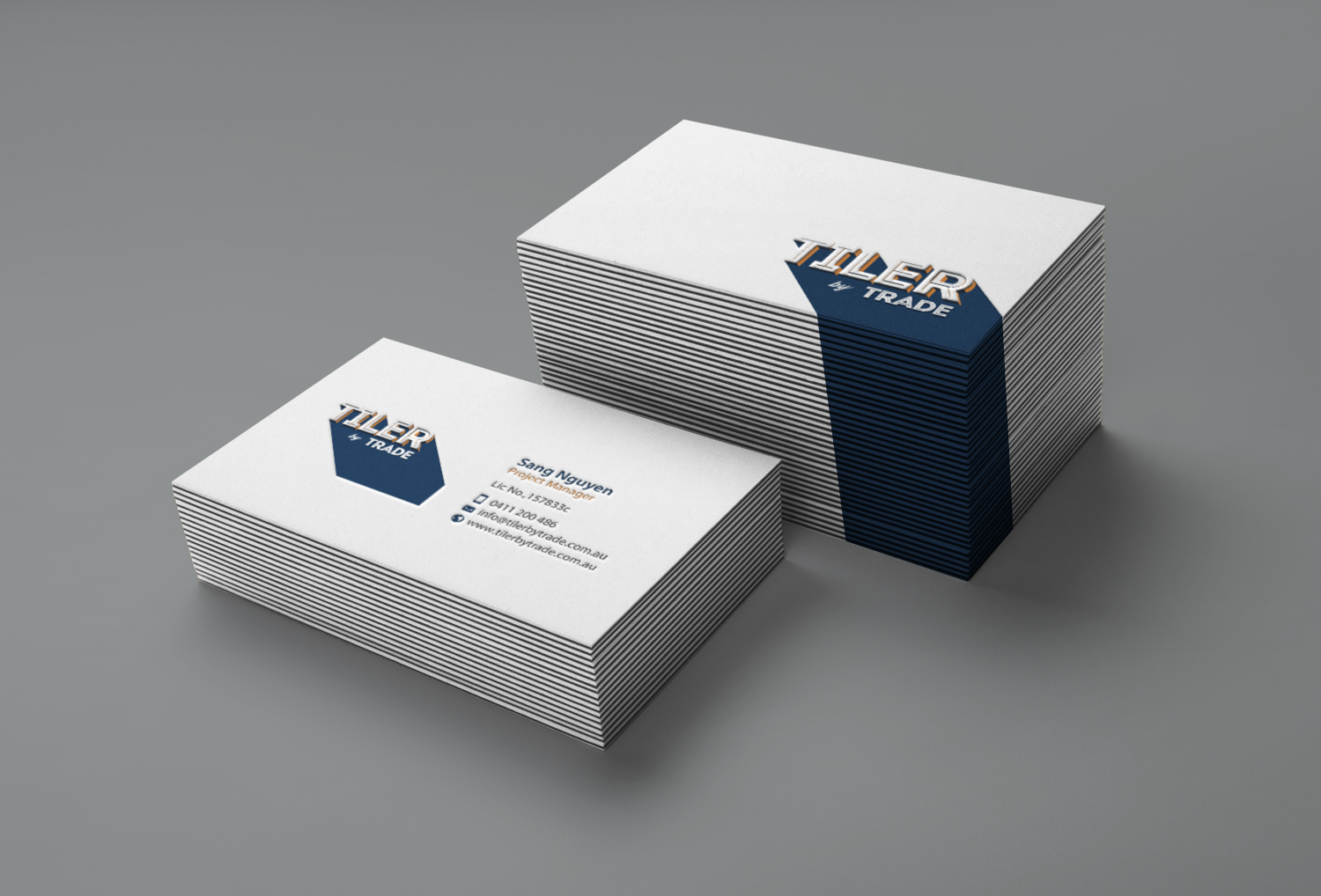 Stationery Design by chandrayaan.creative for Tiler by trade | Design #11706892