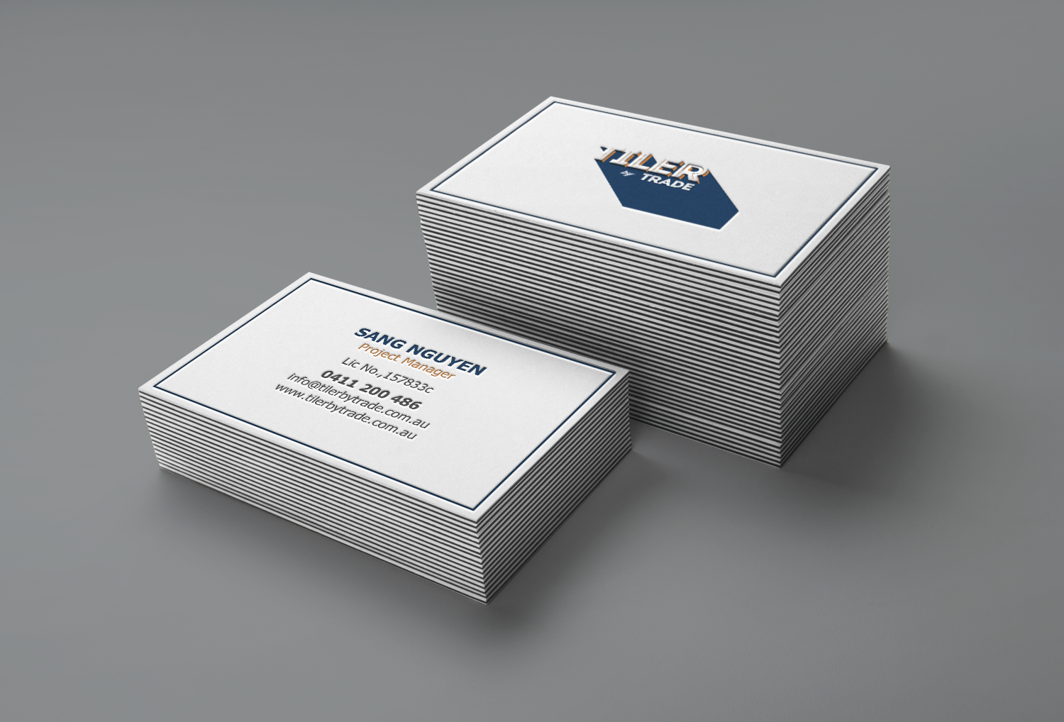 Stationery Design by chandrayaan.creative for Tiler by trade | Design #11706899