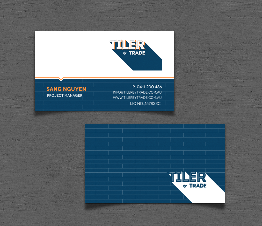 Stationery Design by chandrayaan.creative for Tiler by trade | Design #11727652