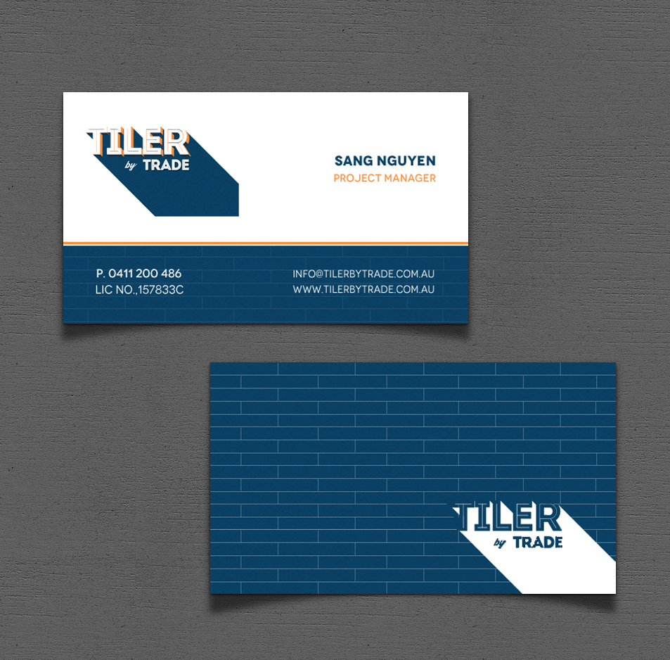 Stationery Design by chandrayaan.creative for Tiler by trade | Design #11727682