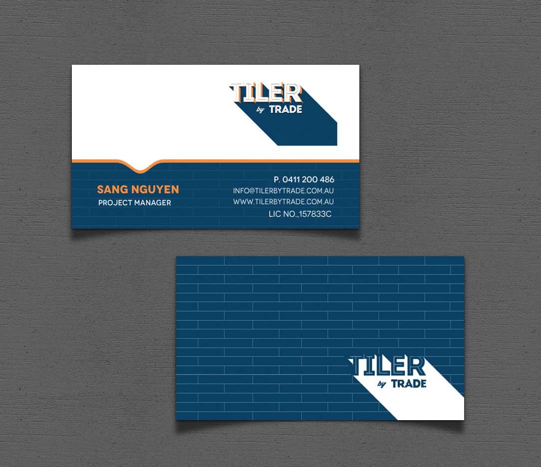Stationery Design by chandrayaan.creative for Tiler by trade | Design #11727714