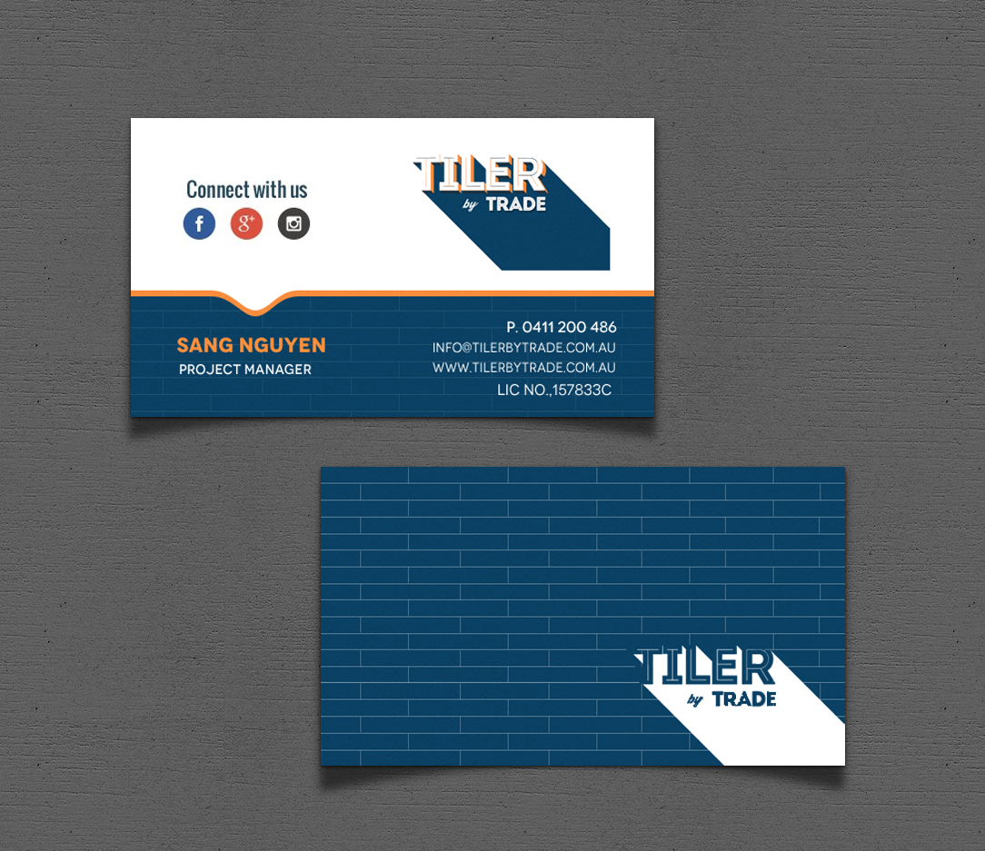 Stationery Design by chandrayaan.creative for Tiler by trade | Design #11727734