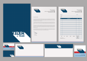 Stationery Design by chandrayaan.creative for Tiler by trade | Design: #11739153