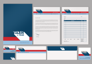 Stationery Design by chandrayaan.creative for Tiler by trade | Design: #11739598
