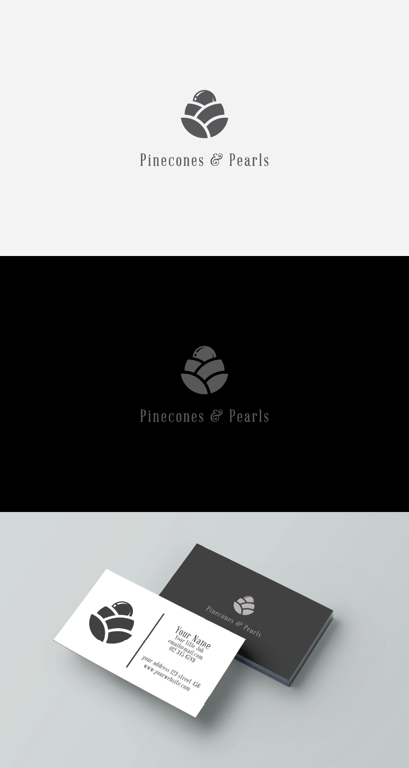 Logo Design by eko07 for Pinecones & Pearls | Design #11765330