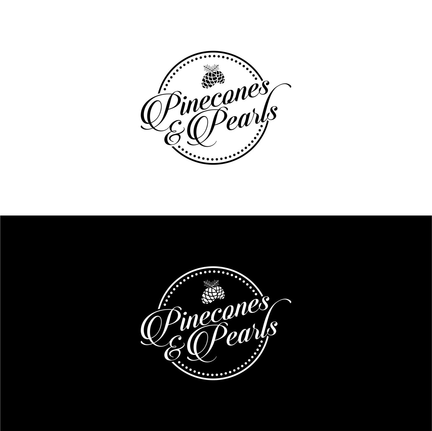 Logo Design by Ark4 for Pinecones & Pearls | Design: #11775307