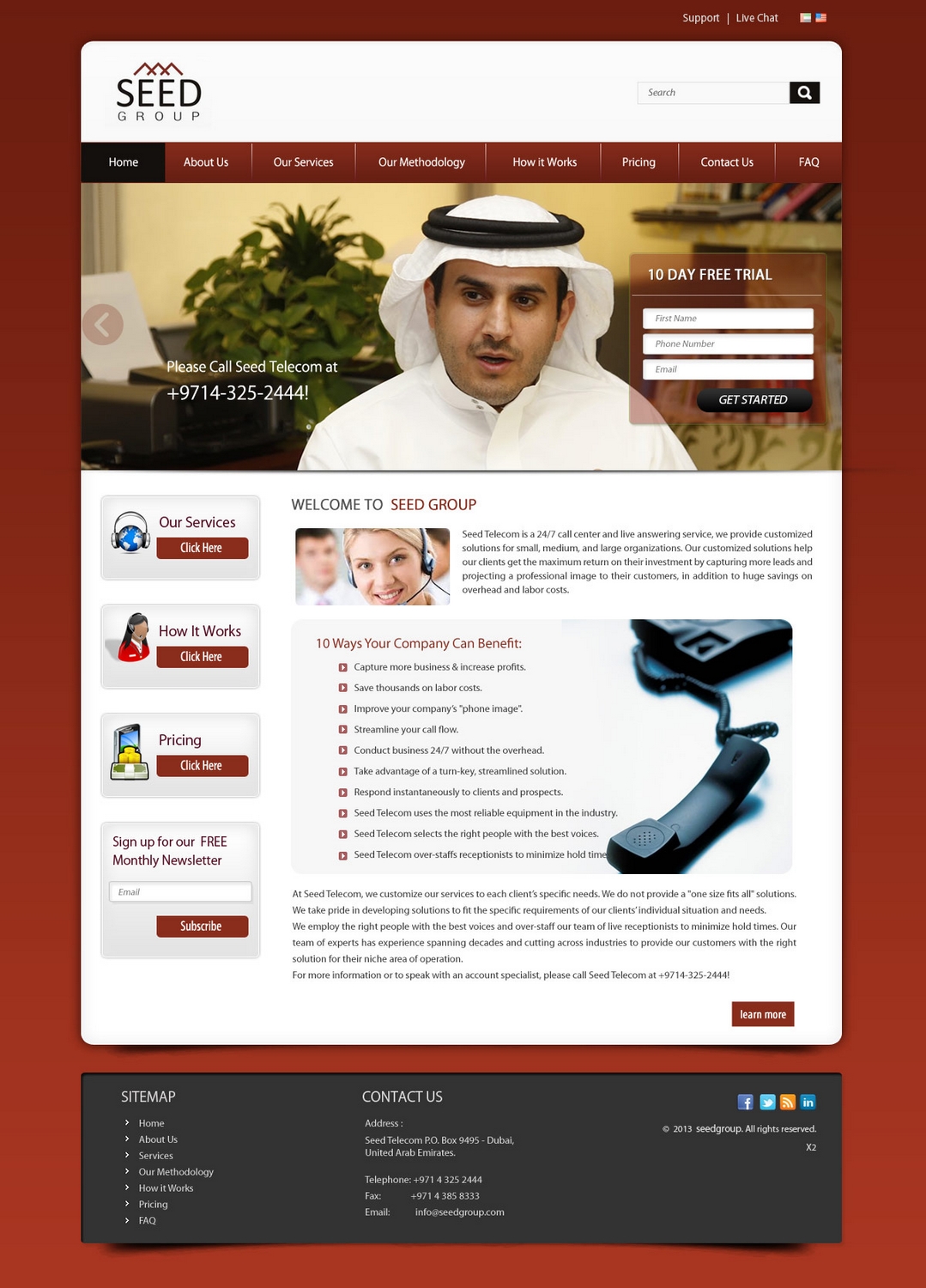 Web Design by pb for Seed Group | Design #2353349