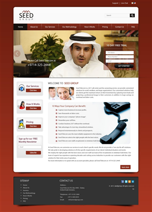 Web-Design von pb für Seed Group | Design: #2353349