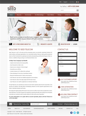 Web-Design von pb für Seed Group | Design: #2353351