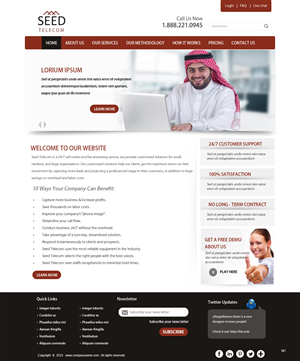Web-Design von pb für Seed Group | Design: #2355290