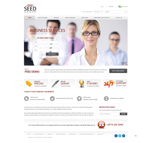Web-Design von pb für Seed Group | Design: #2355299