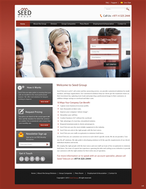 Web-Design von pb für Seed Group | Design: #2355305