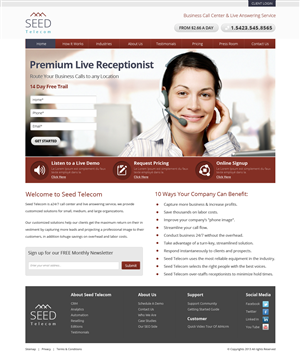 Web Design by OM for Seed Group | Design: #2376665
