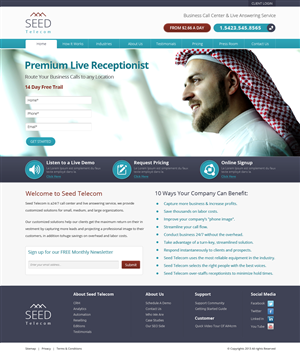 Web Design by OM for Seed Group | Design: #2376668