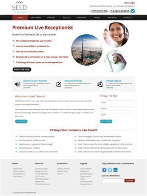 Web Design by OM for Seed Group | Design: #2376671