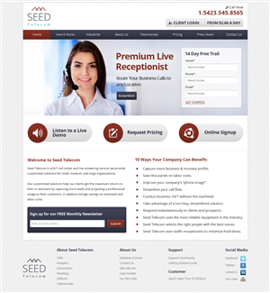 Web Design by OM for Seed Group | Design: #2381426