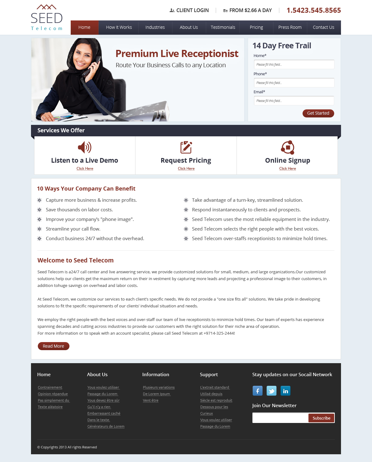Web Design by OM for Seed Group | Design #2381430