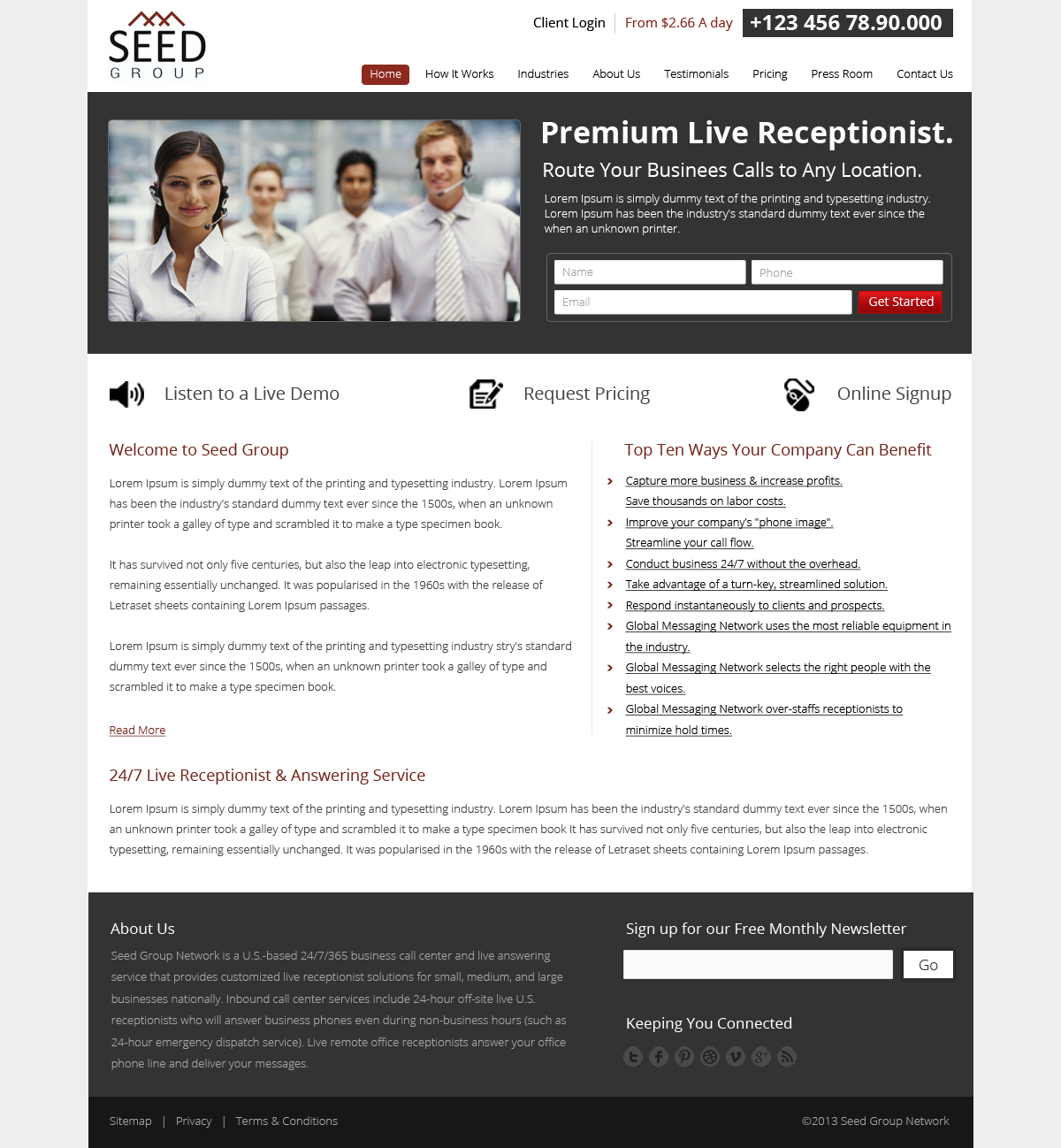 Web Design by OM for Seed Group | Design #2381450