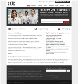 Web Design by OM for Seed Group | Design: #2381450