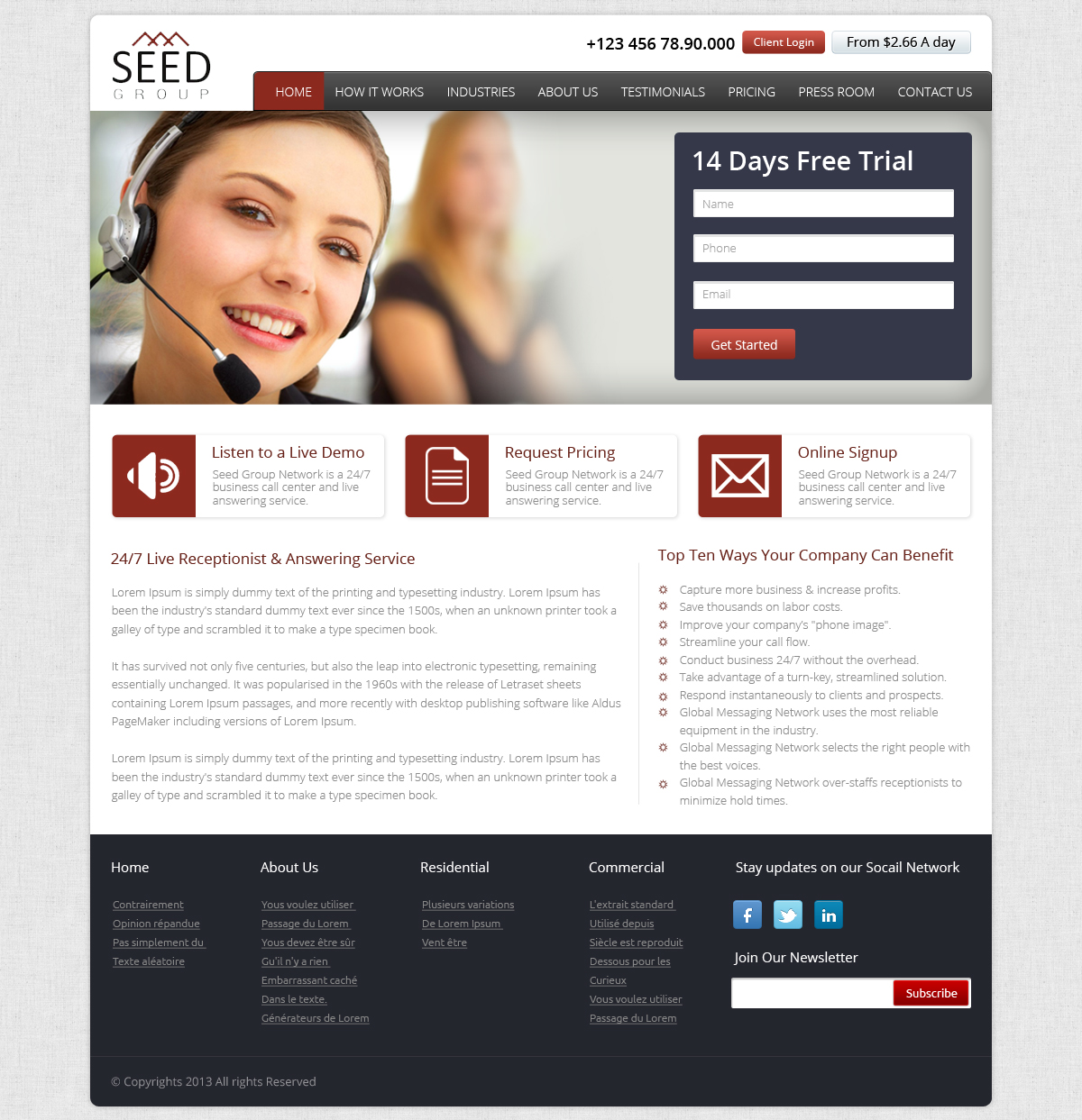 Web Design by OM for Seed Group | Design #2381455