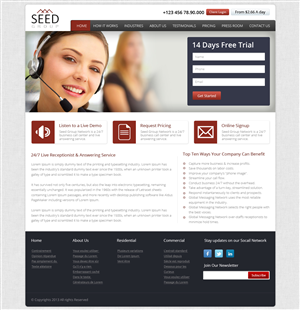 Web Design by OM for Seed Group | Design: #2381455