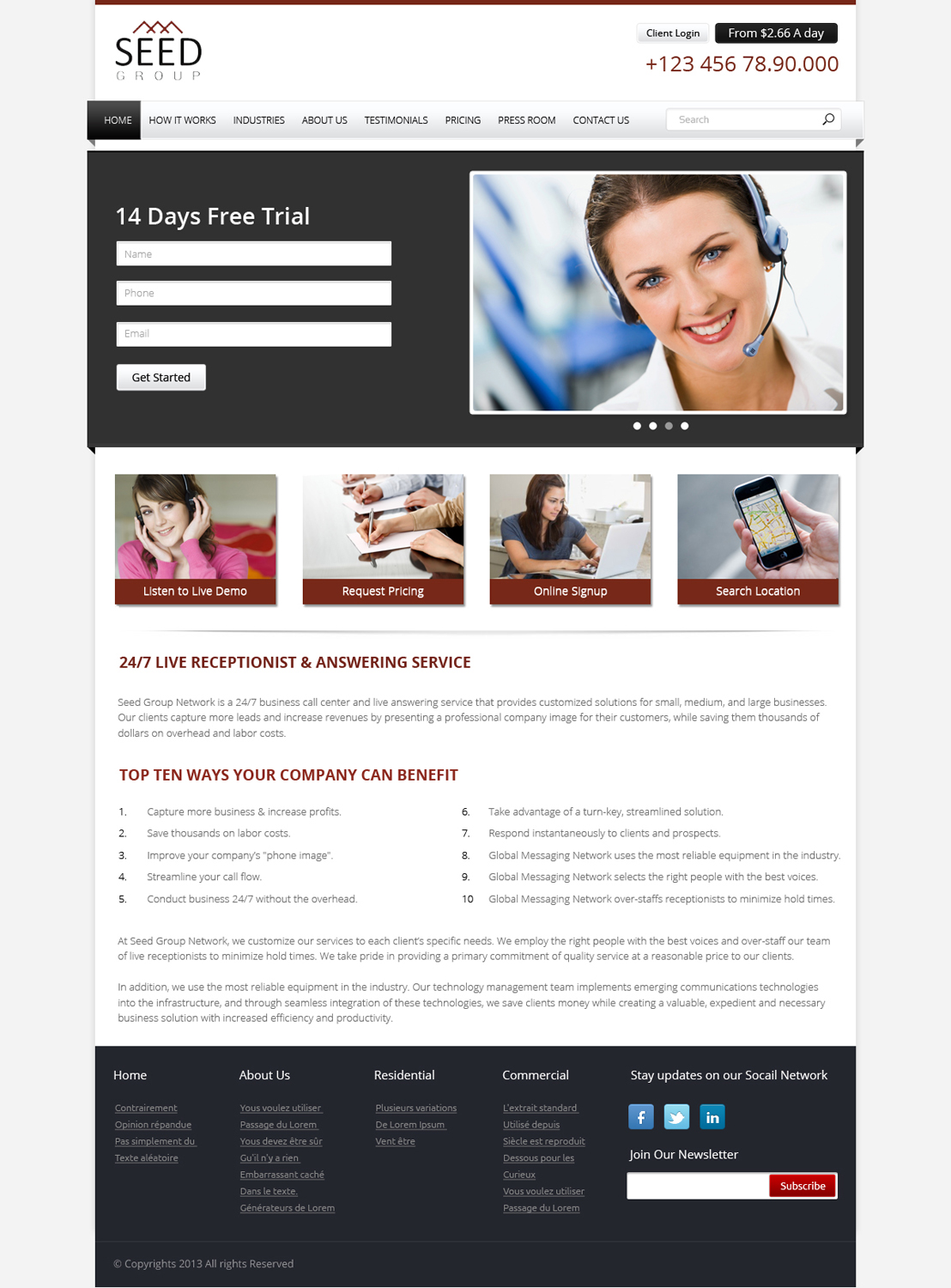 Web Design by OM for Seed Group | Design #2381456