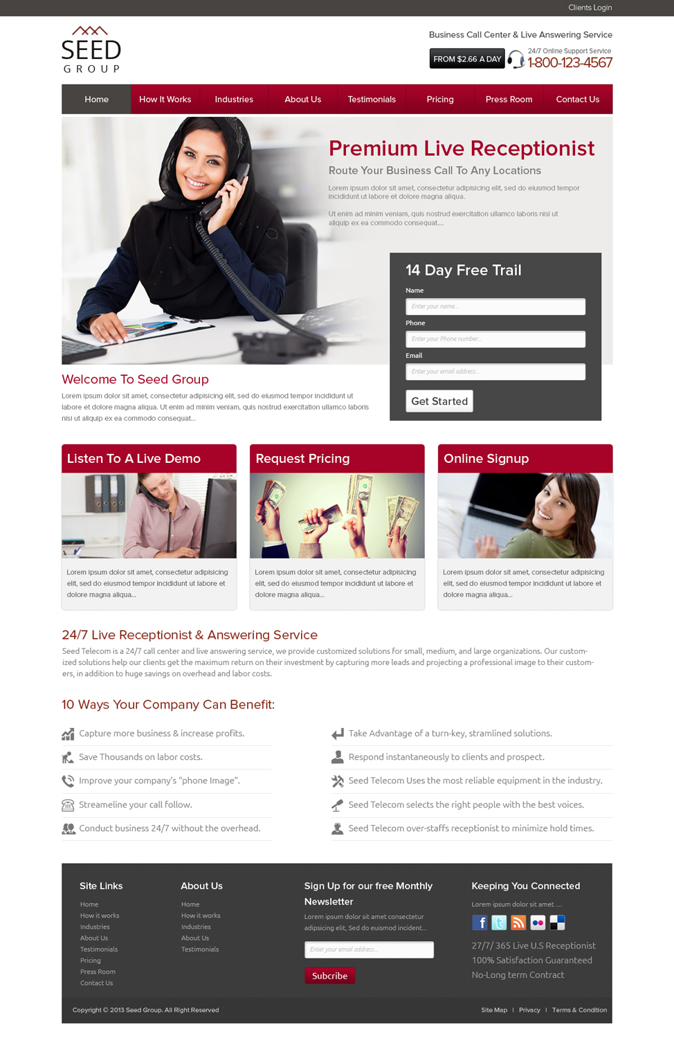 Web Design by OM for Seed Group | Design #2381459
