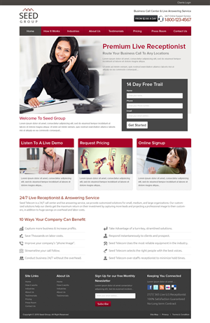 Web Design by OM for Seed Group | Design: #2381459