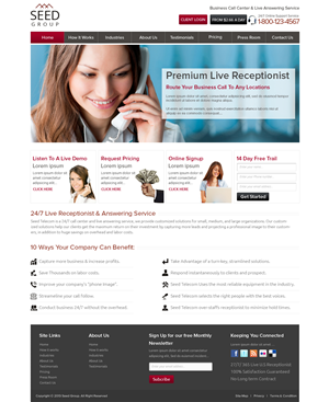 Diseño Web por OM para Seed Group | Diseño #2381466