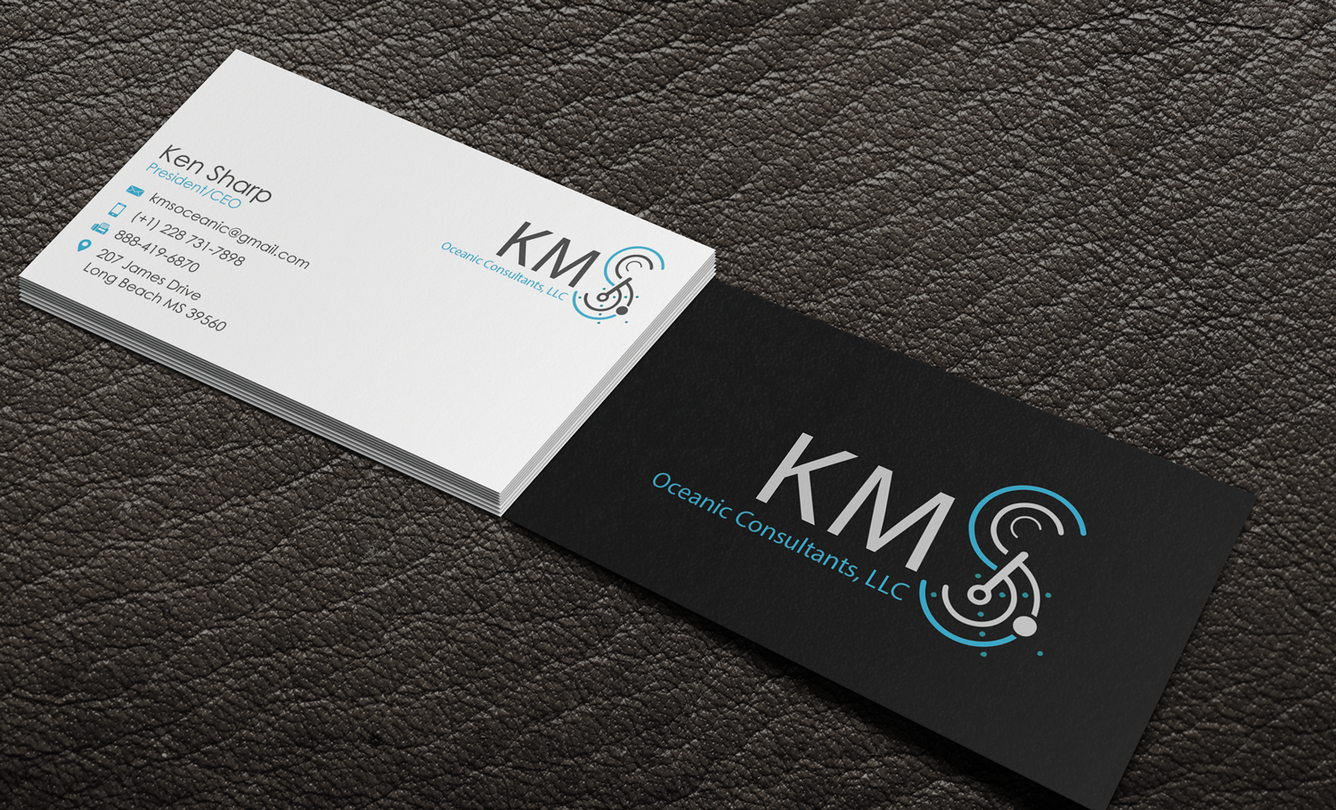 Card Design by Riz' for KMS Oceanic Consultants | Design #11685808