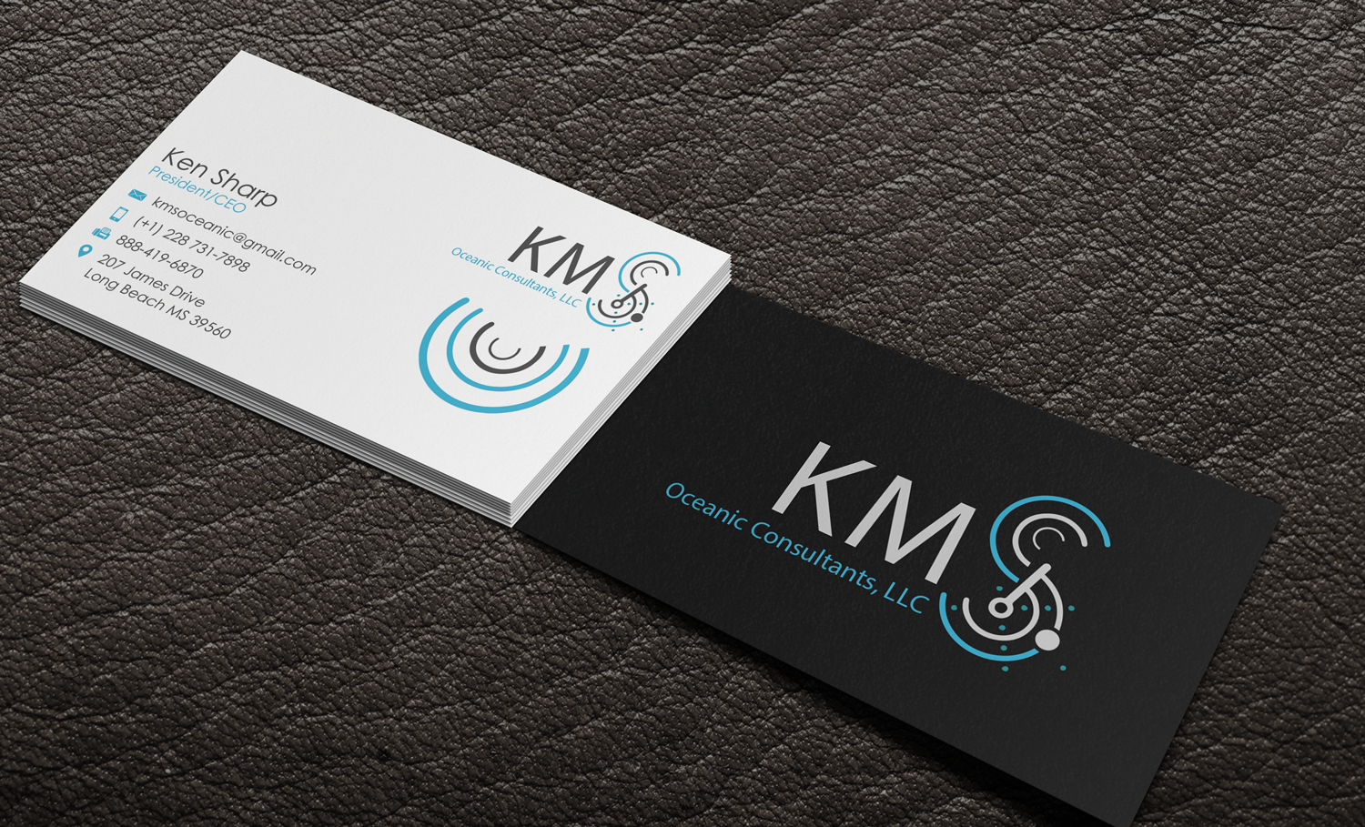 Card Design by Riz' for KMS Oceanic Consultants | Design #11698134