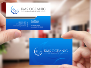 Diseño de Tarjeta por Creations Box 2015 para KMS Oceanic Consultants | Diseño: #11690906